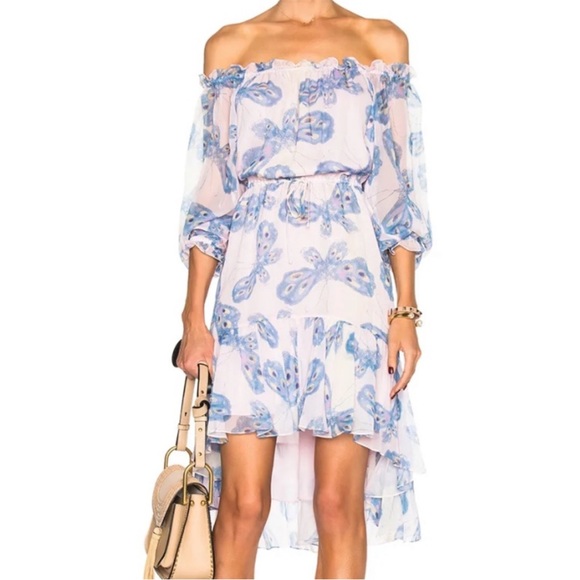 Diane Von Furstenberg Camilla Two Hi Low Dress Size 6 - Picture 1 of 14